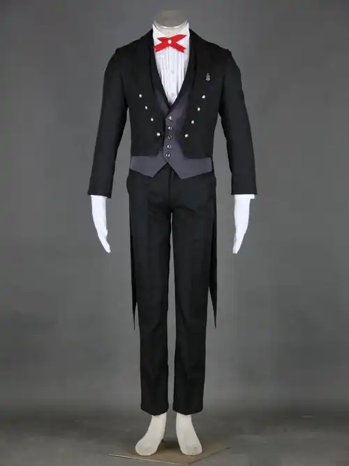 cosplay动漫服装批发 黑执事-塞巴斯执事装2代-e64