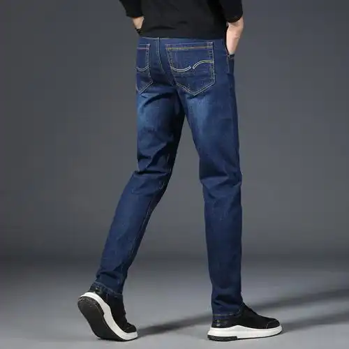太子龙2018新款秋冬现货男士微弹直筒休闲裤男大码牛仔裤