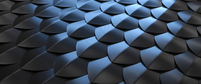 c4d黑色鳞片纹理背景1920800px