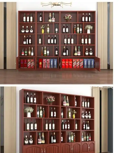 精品红酒柜白酒柜展示柜酒柜架仓储货架货柜产品柜超市货架茶叶柜