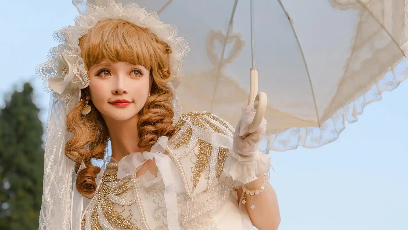 甜美洛丽塔少女高清桌面壁纸