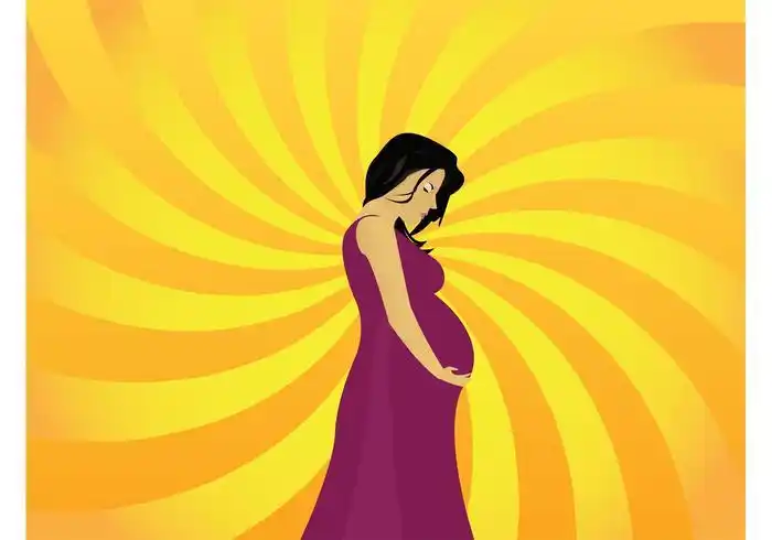 怀孕的女人