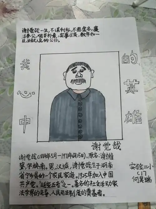 "抗击疫情,停课不停学"——玉潭实验二小四年级17班"我心中的英雄"