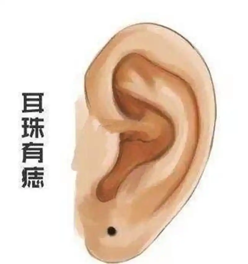 耳珠有痣说明这个头脑聪明,心地善良,而且还是个很有孝心的人.