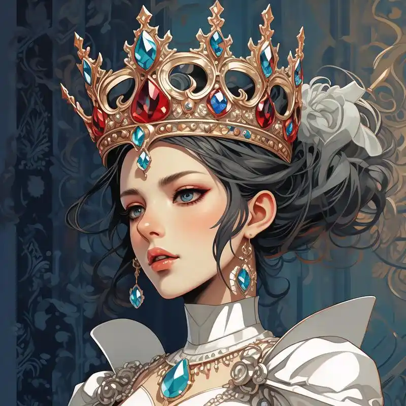 戴上皇冠做自己的女王 精致的女孩要时刻精致呀,这组皇冠头像也太美了