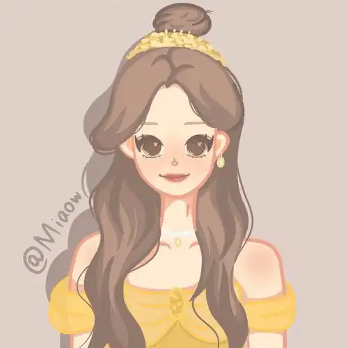 开启迪士尼公主系列#画画  #贝儿  #头像约稿  #迪士尼公主头像