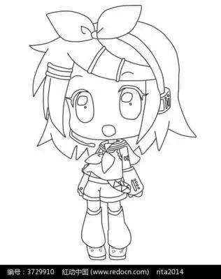 q版人物简笔画古风简笔画图片小q版人物 简笔画 萌素描q版小女孩简笔