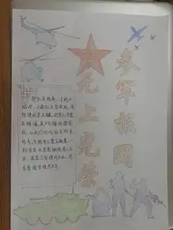 材料征兵携笔从戎报效祖国主题手抄报活动强势来袭