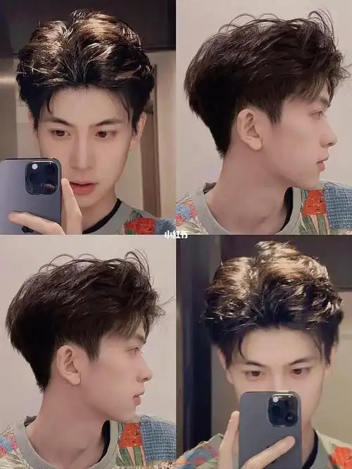 解决男生发型问题92在家也可以轻松做造型的发型92男士纹理烫92