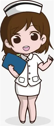 二次元可爱女医生图片下载 png卡通医生q版人物图片下载 png听诊器免