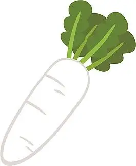 卡通萝卜日系矢量素材