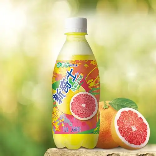 屈臣氏新奇士西柚汁汽水380ml*15瓶整箱装含果汁饮品碳酸饮料 - 天猫