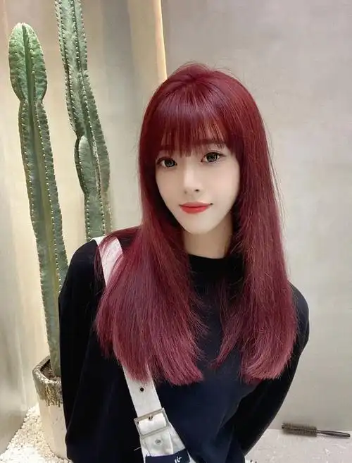 超级好看的红色系发色