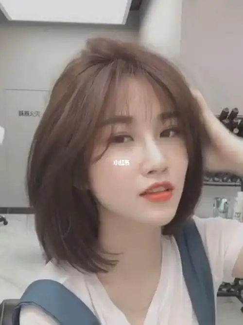 森系短发韩式齐肩短发初恋少女感短发