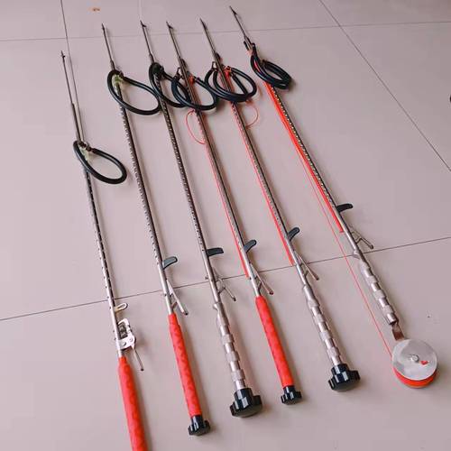 加厚潜水鱼枪多功能鱼叉射鱼神器捕鱼抓鱼工具渔具活动倒刺叉鱼