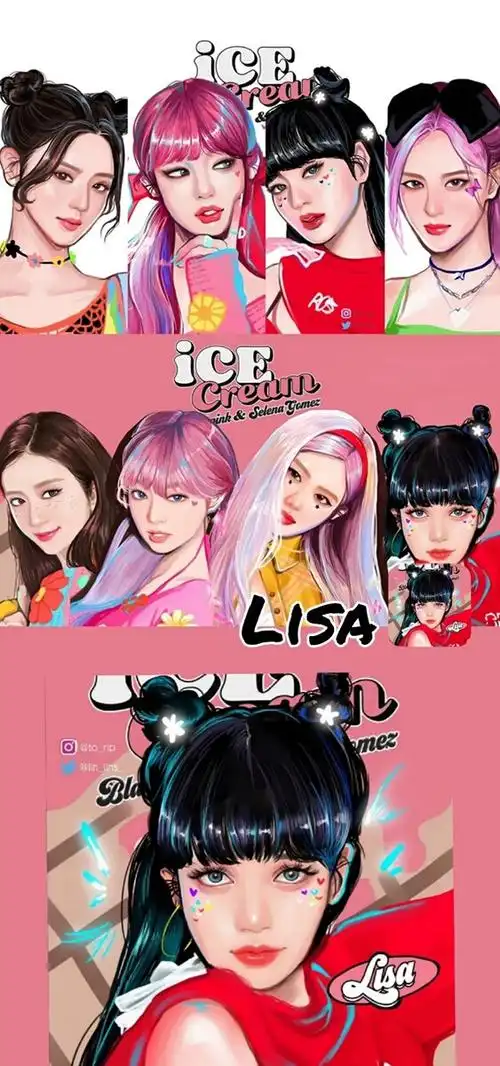 blackpink高请壁纸背景图