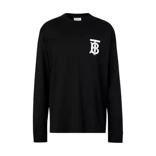 【包邮包税】burberry/博柏利 巴宝莉 男装 字母bt 男士时尚百搭黑色