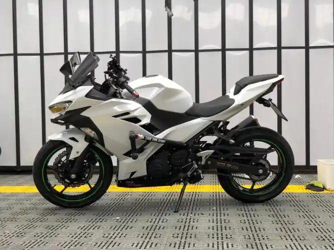 川崎ninjia400,#珠光白 ,改色完工,从小灰变成大白[好的]#极氪001