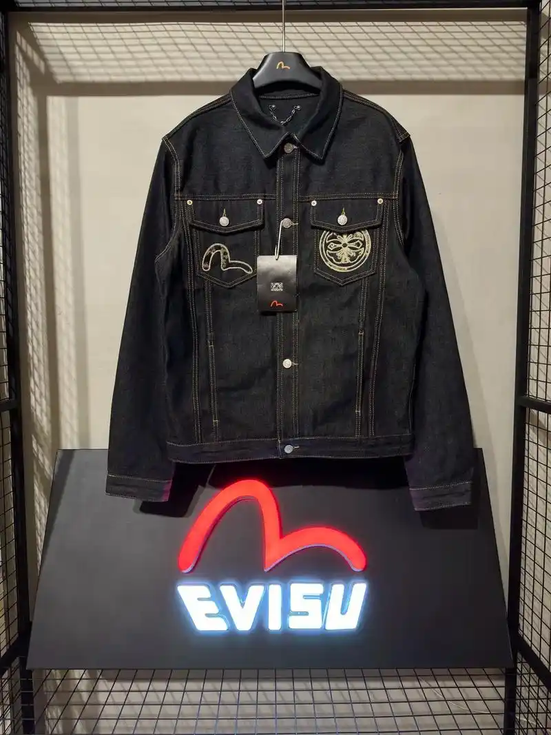 秋天上新 新款福神evisu牛仔外套细节.evisu 23春 - 抖音