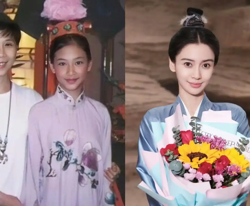 应采儿童年照竟然神似angelababy