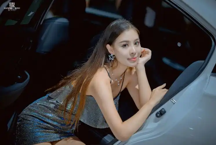 天津2018车展靓丽车模