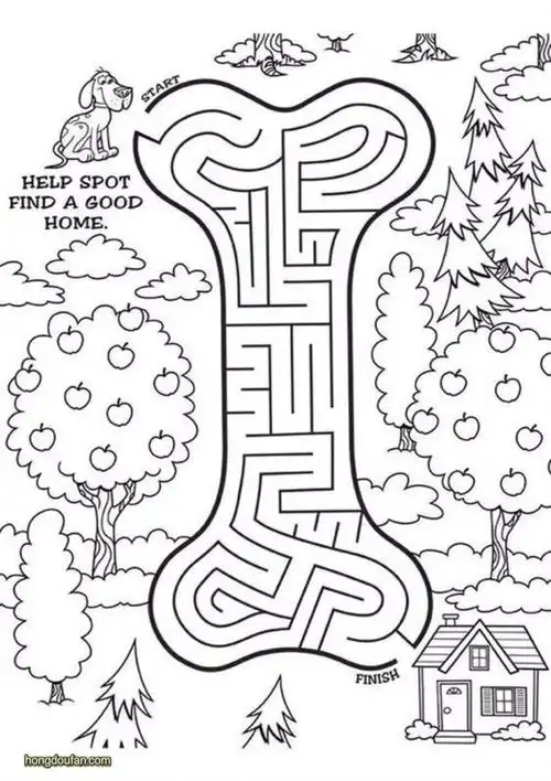 在线迷宫游戏图片下载-红豆饭小学生简笔画大全