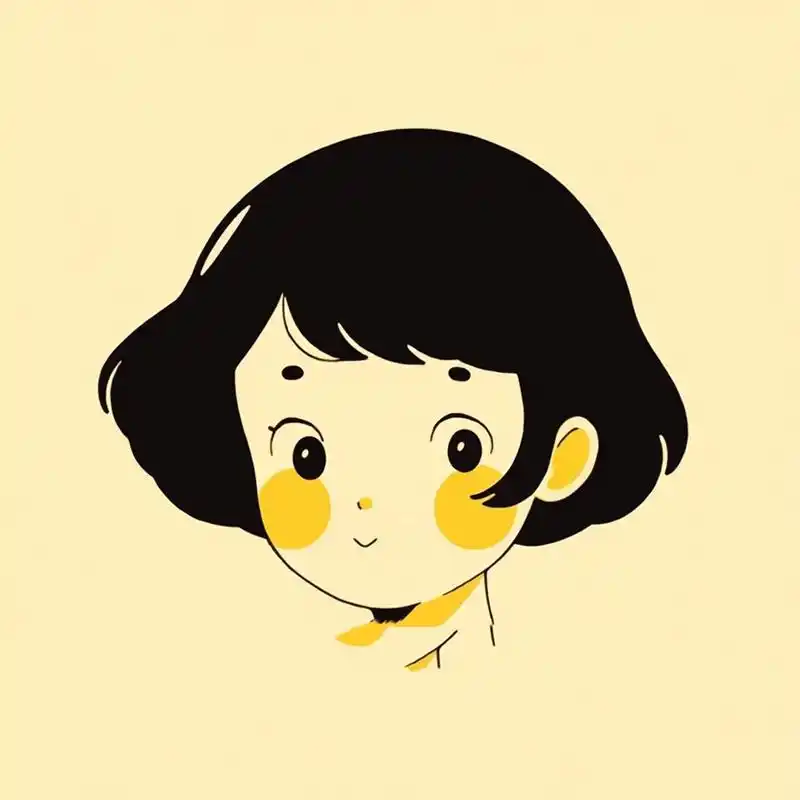 极简可爱女生头像