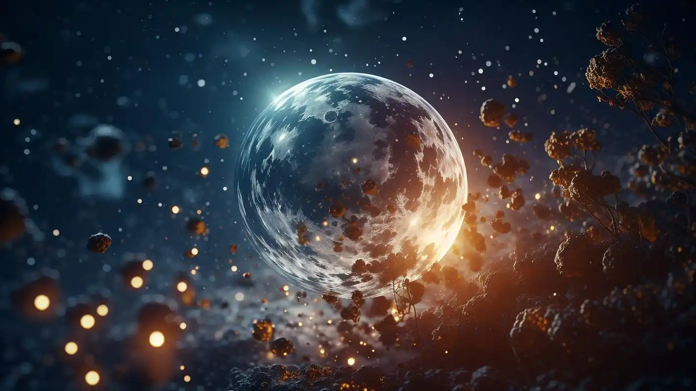 90氛围感满满的ins夜空横版背景图90 探索这些充满氛围感的ins