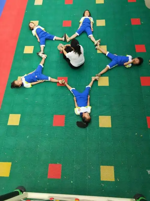 看,我们的人体五角星.