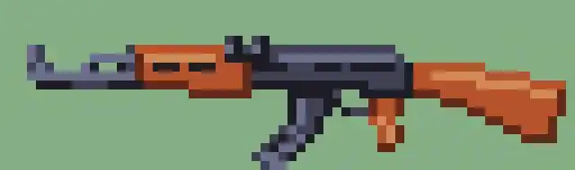 想开发2d射击游戏?像素画枪械画法指南