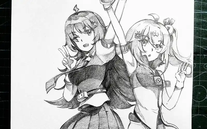 【铅笔手绘】一支普通的自动铅笔下的2233