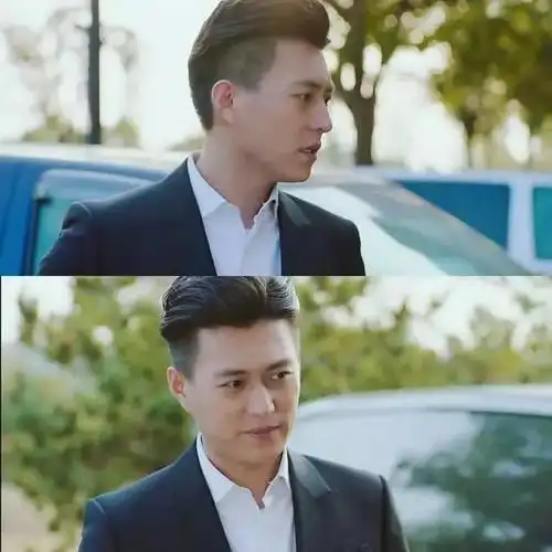 靳东30岁后的发型告诉我们:"方脸大叔的帅气得靠留对发型体现"