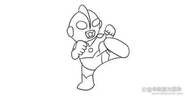 奥特曼简笔画怎么画
