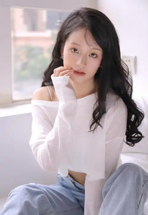 小清新长发女孩写真