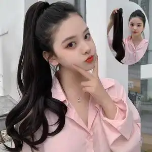 马尾假发女抓夹式蓬松自然