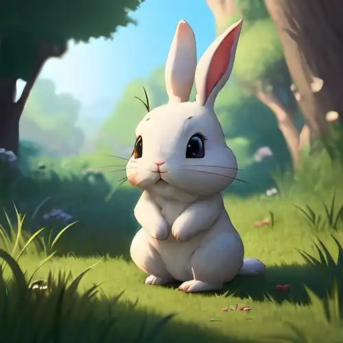 小兔子图片大全可爱卡通图片 头像