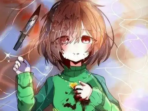 傻孩子,是刀子,快跑#chara  #传说之下