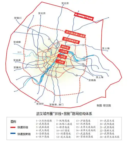 武汉城市圈环线高速串起20多个城市9城一小时生活圈加速推进