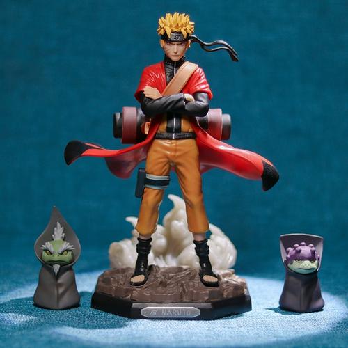 火影鸣人手办q版gk摆件男生礼物仙人模式七代目九v尾超大可动盲盒