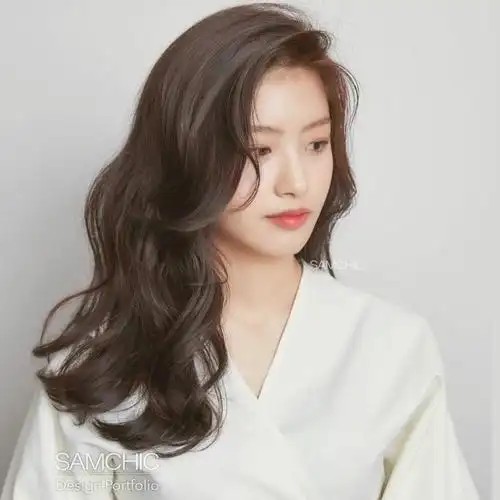 中长发发型推荐1:mood perm