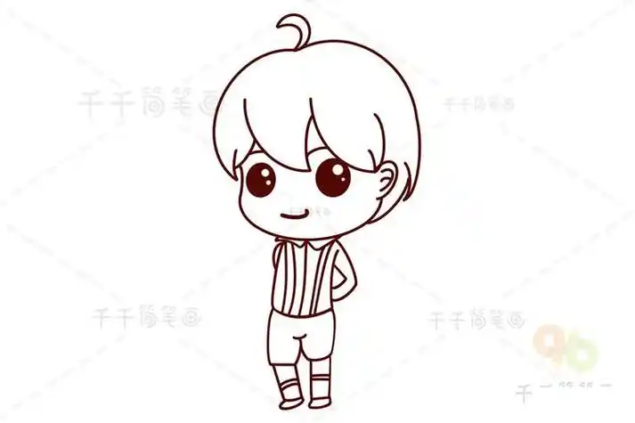 第4页动漫侧脸少年简笔画男孩卡通简笔画怎么画男孩卡通简笔画图片