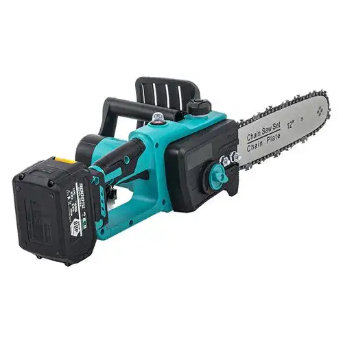 批发大艺款电锯伐木锯充电式锂电户外家用小型锯树柴电链锯手持式