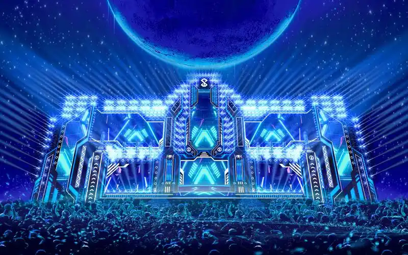 《the lost world》电音节舞台设计,音乐节舞美设计,演唱会舞台设计