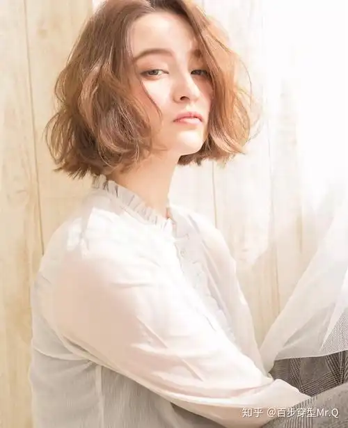 齐肩微卷烫发发型合集