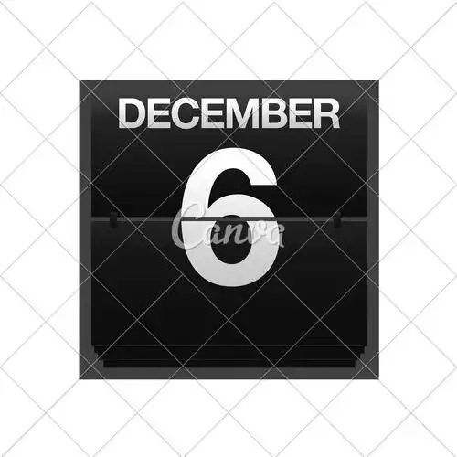 日历数字6摄影图片