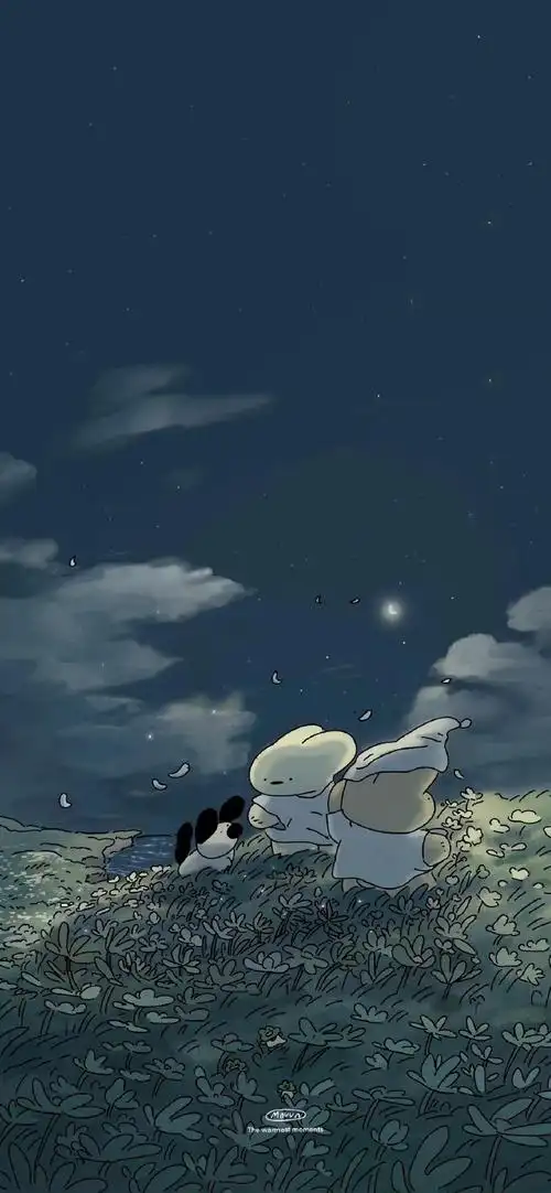 温馨治愈系插画壁纸