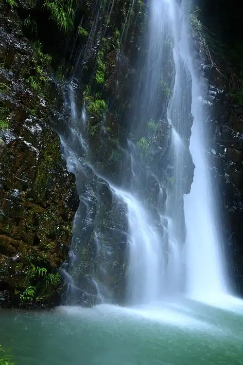 瀑布,流水,山泉,岩石,石头,水潭