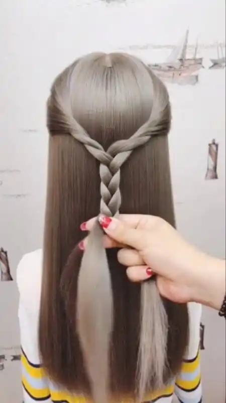 全民最火编发#穿裙子可以这样编发,太显气质了