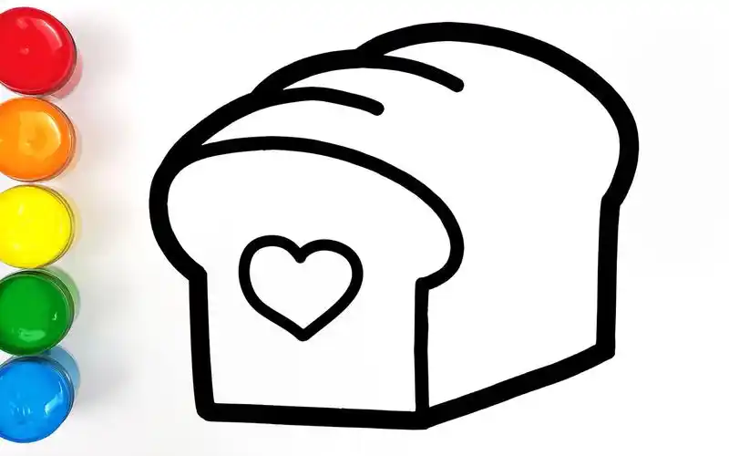 趣味填色简笔画 2分钟给娃画6种好吃的面包 流口水啦!