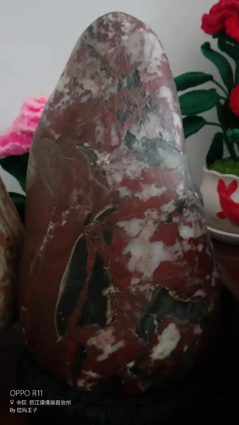 早闻怒江有一个吕胜菊老师收藏了很多怪石奇石,今日有幸参观了一 - 抖